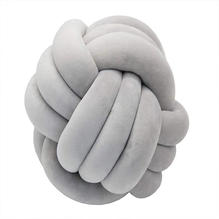 Soft Knot Ball Pillow