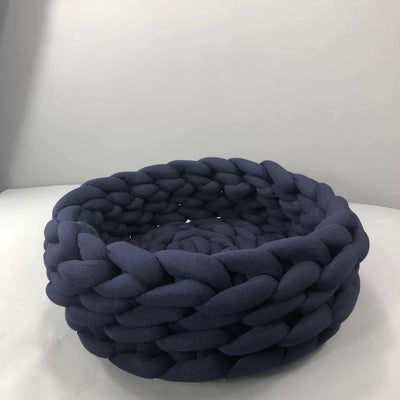 Chunky Knit Animal Bed