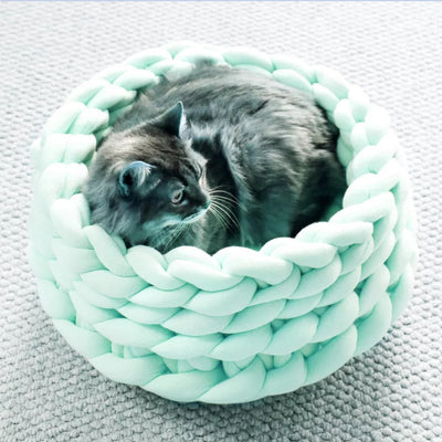 Chunky Knit Animal Bed