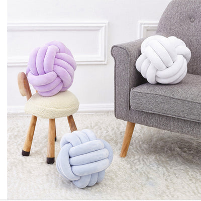 Soft Knot Ball Pillow